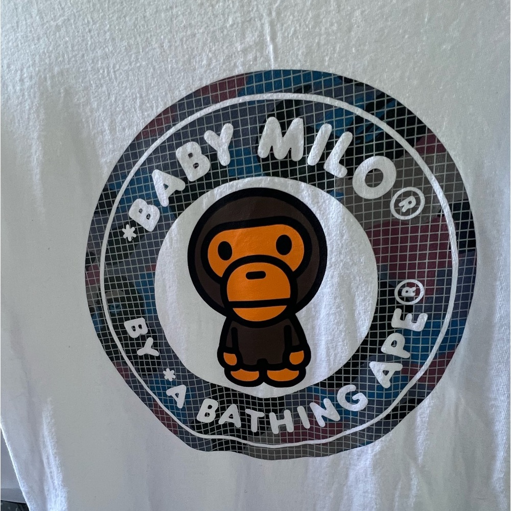 White Baby Milo Bathing Ape T-Shirt